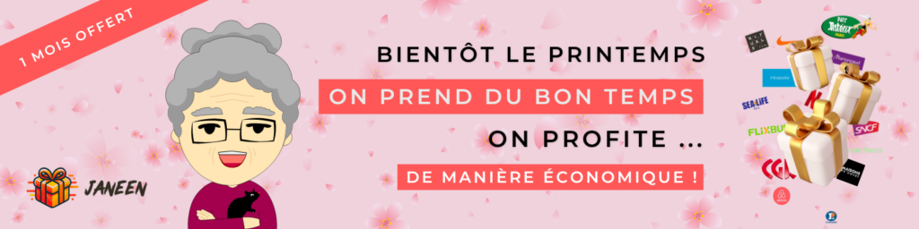 Offre de printemps Janeen Offre de printemps Janeen